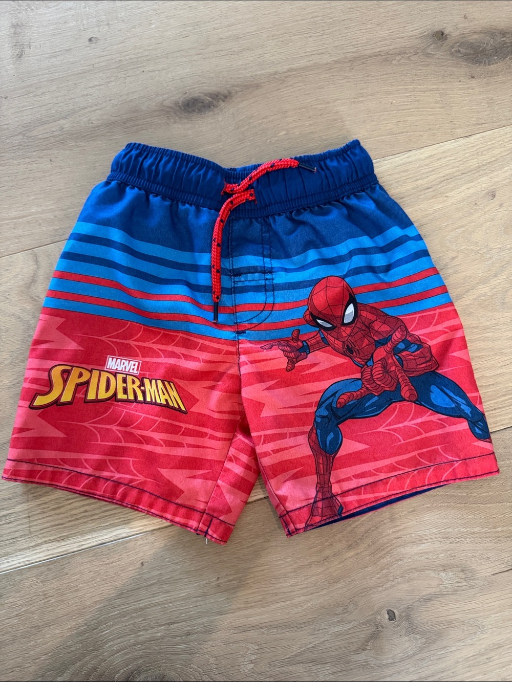 Marvel Spider-Man Red, Blue & Yellow Swim Shorts